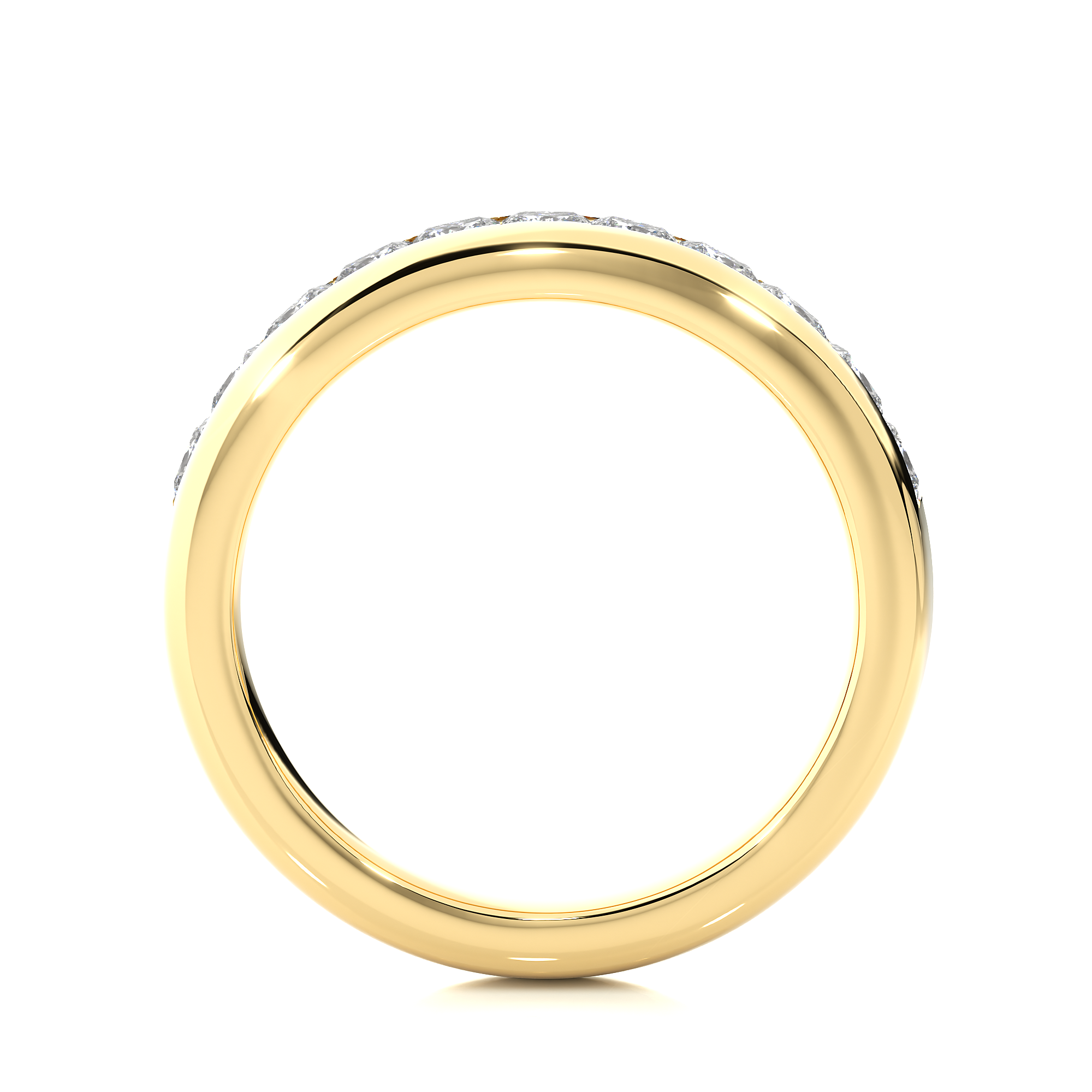 Princess Spark Half Eternity Band