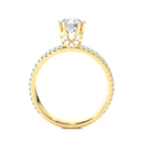 Aurora Twist Ring - 0.8 ct round