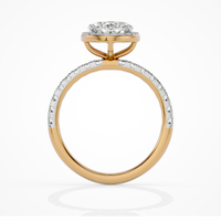 Seraphina Halo Ring - 1ct Oval