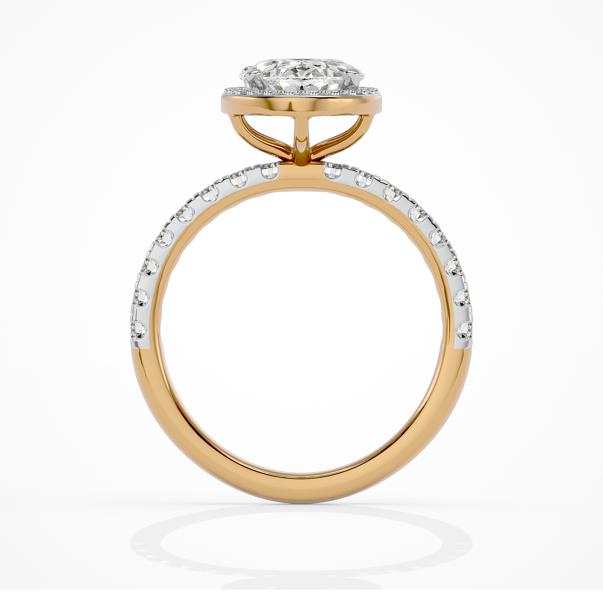 Seraphina Halo Ring - 1ct Oval