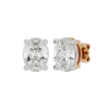 Oval studs - Basket setting