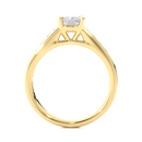 Cushion Cascade Ring - 1.1 ct cushion