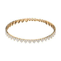 Cluster Heart Tennis Bracelet