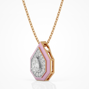 Pink Pear Pendant