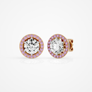 Amora Round Studs - 2.4 Round