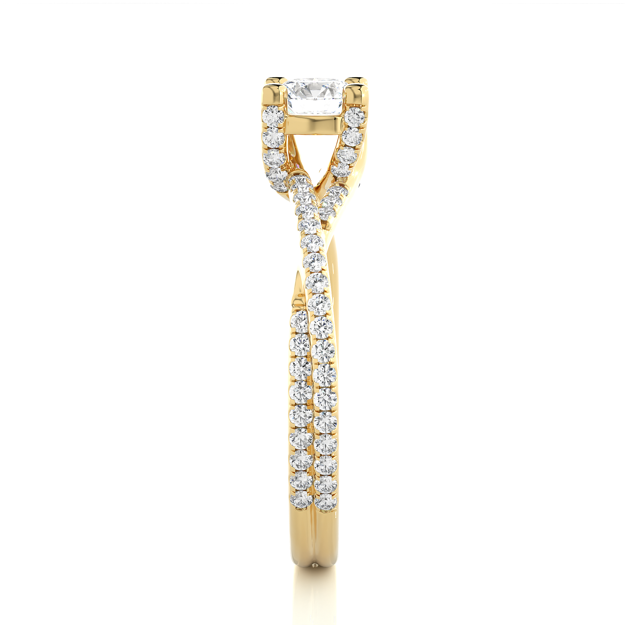 Aaravi Ring - 0.4 ct round