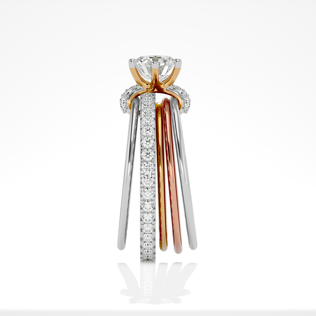 14 kt / White Gold / 7