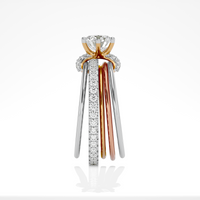 Trinity Spark Ring - 1 ct Round