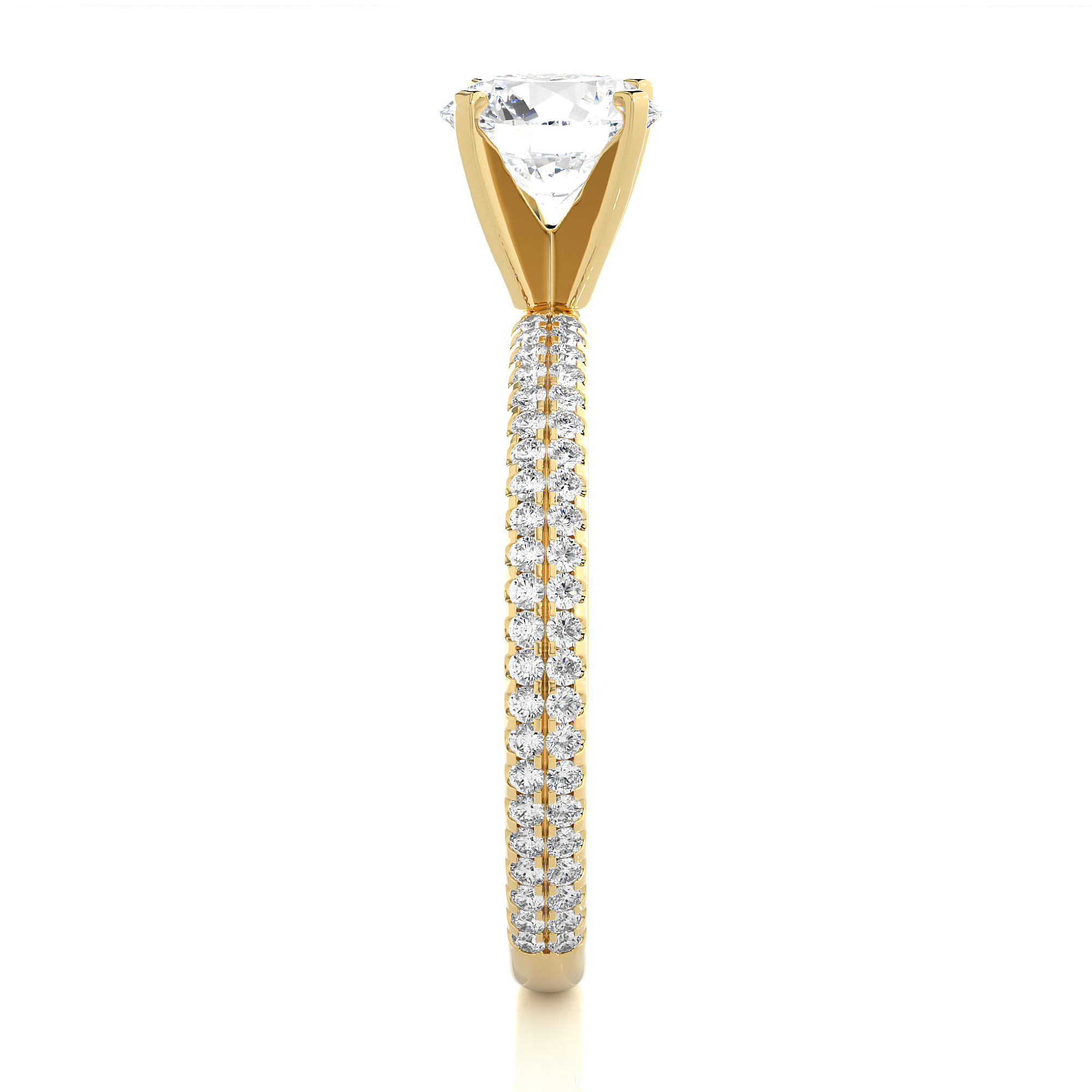 Lumina Pave - 0.8 ct round