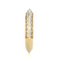 Two-Row Edge Diamond Band
