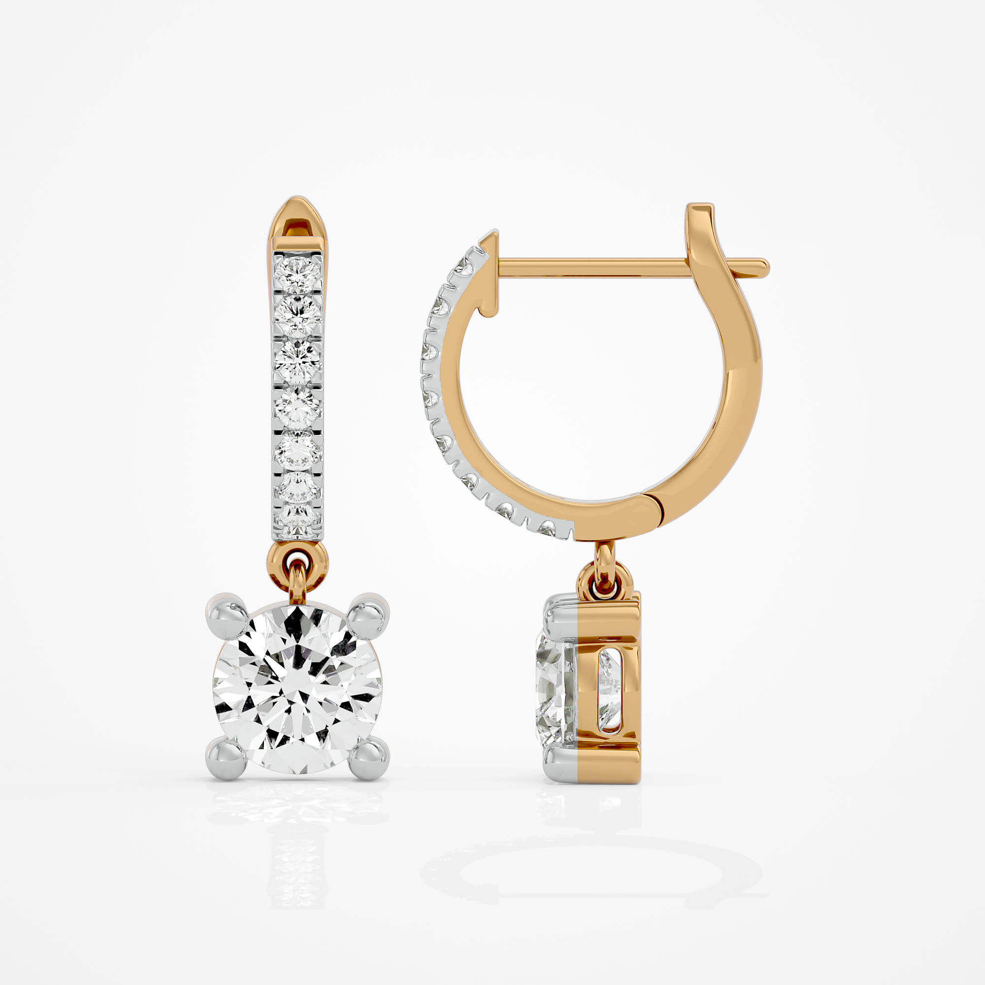 Halo Drop Earrings