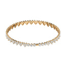Cluster Heart Tennis Bracelet