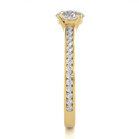 Aura Cascade Ring - 1 ct round