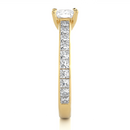 Cushion Cascade Ring - 1.1 ct cushion