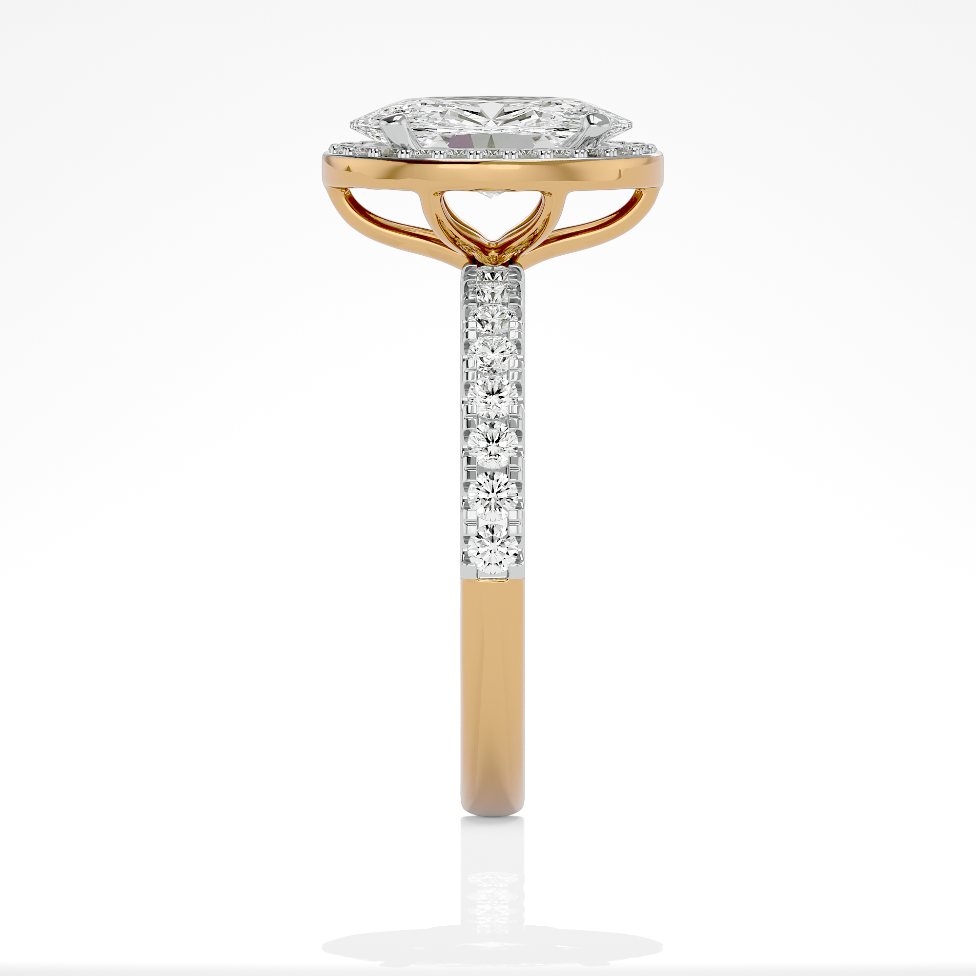 Seraphina Halo Ring - 1ct Oval