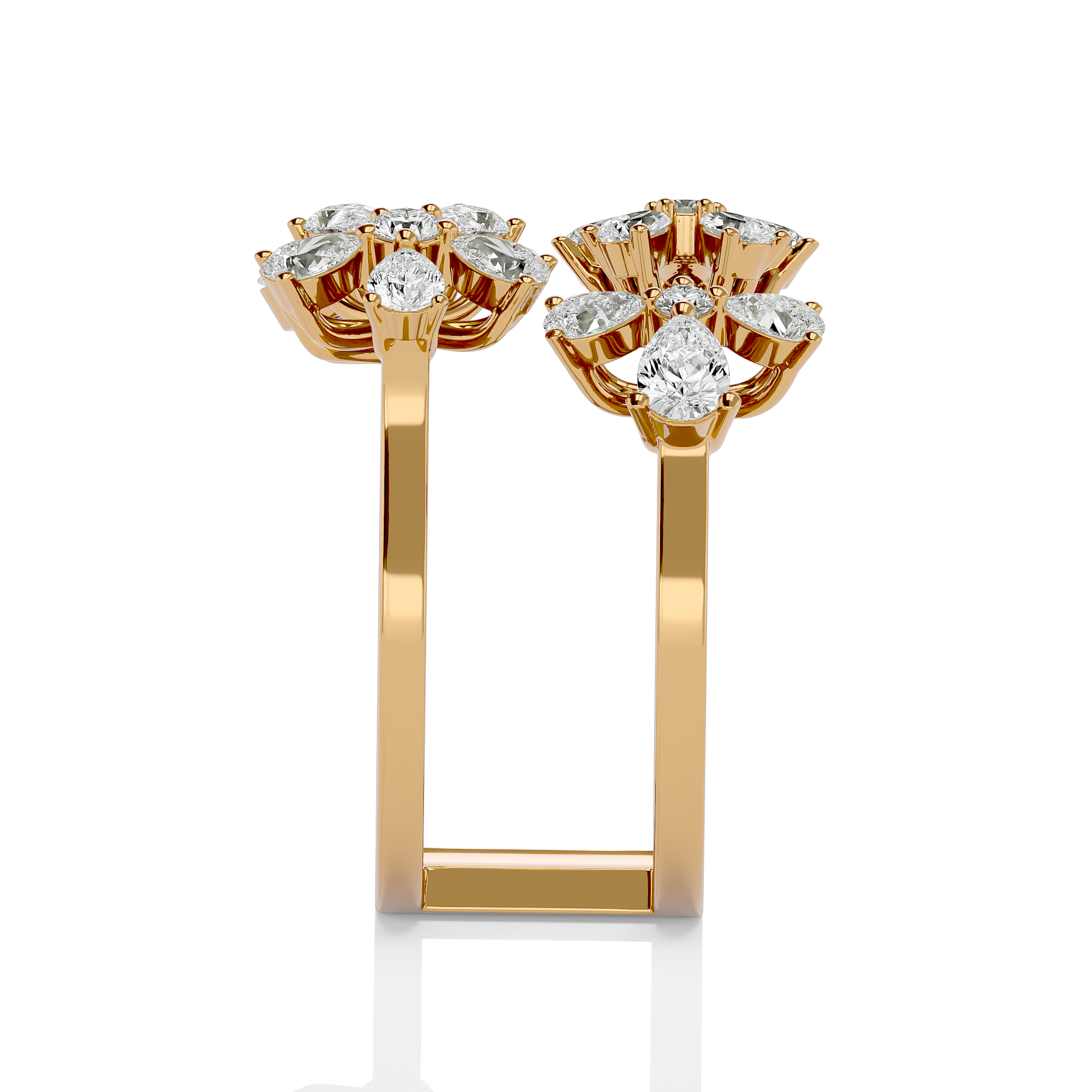 Floral Cluster Ring