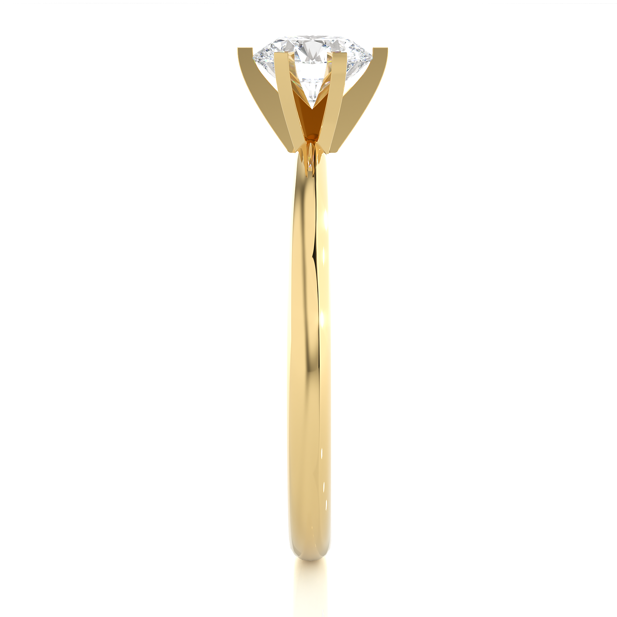 Ecliptic Glow Ring - 1.2 ct round