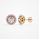 Amora Round Studs - 2.4 Round