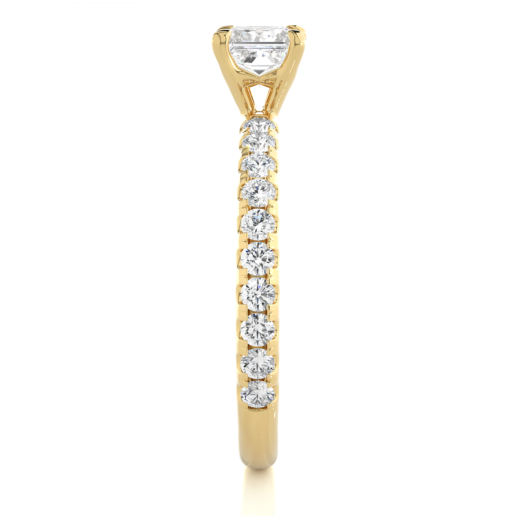 Apex Facet Ring - 0.6 cts princess