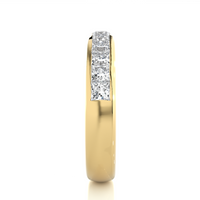 Princess Spark Half Eternity Band