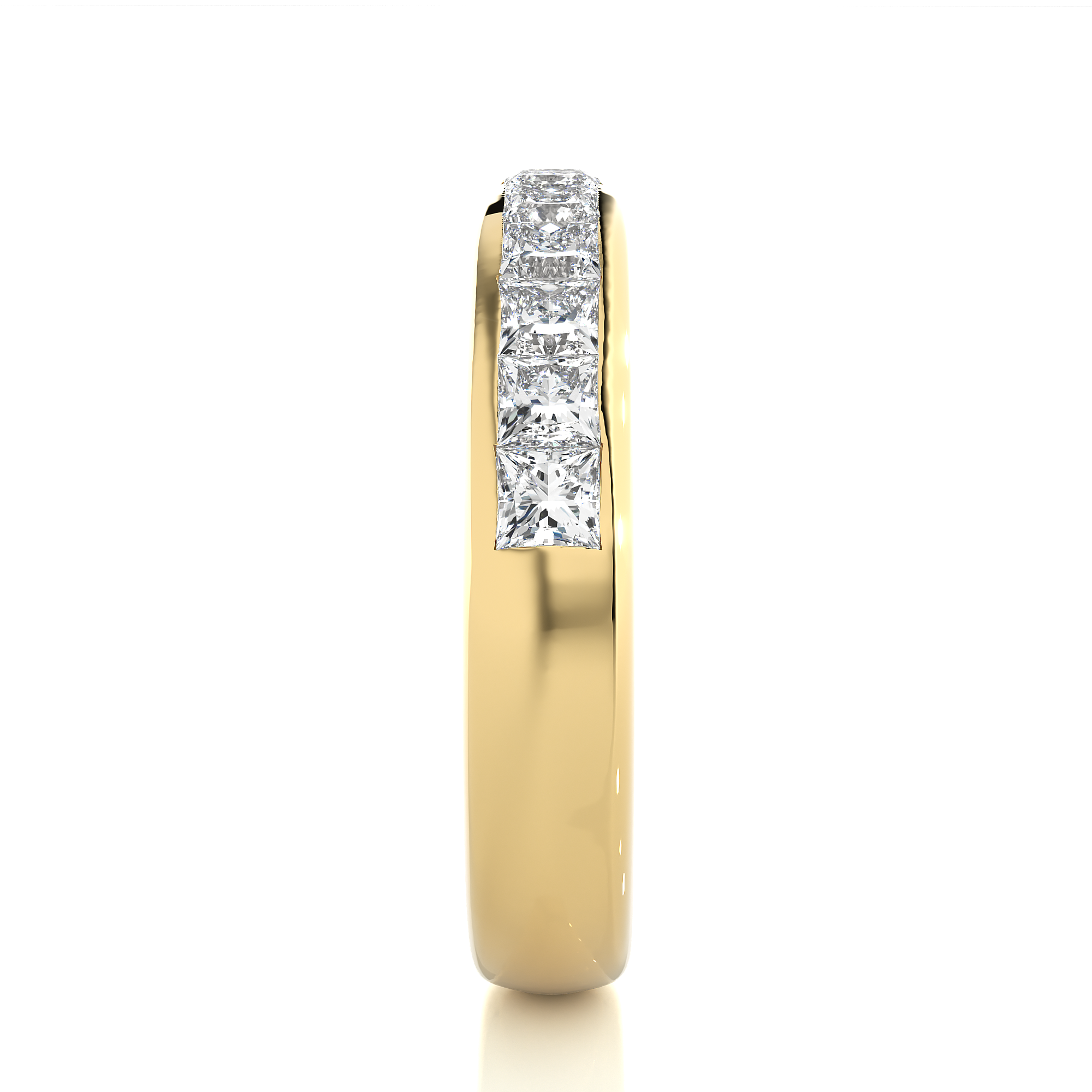 Princess Spark Half Eternity Band
