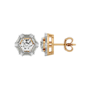 2 ct Infinite glow studs - Basket setting