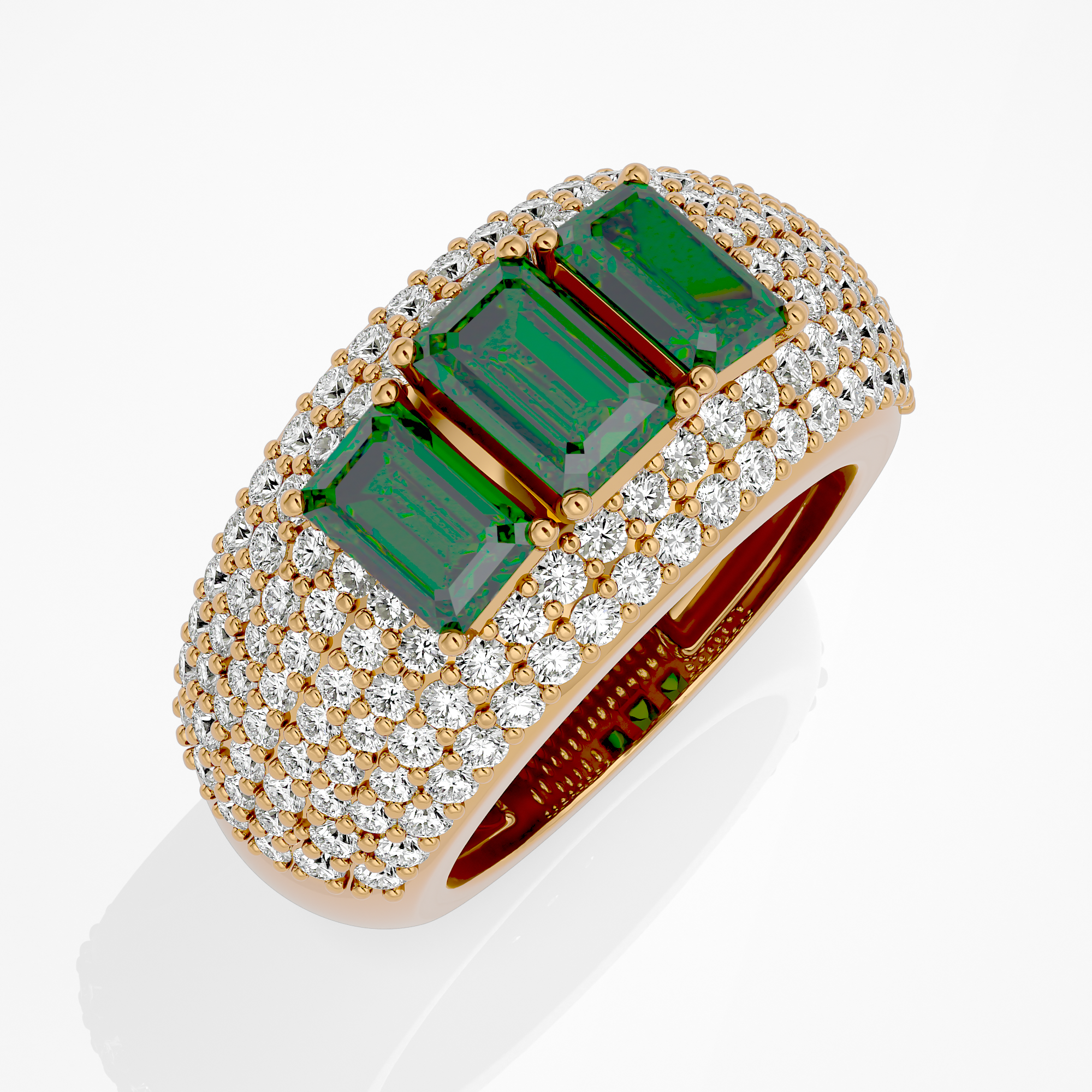 Emerald Majesty Ring