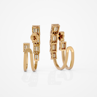 Radiant Baguette Earrings