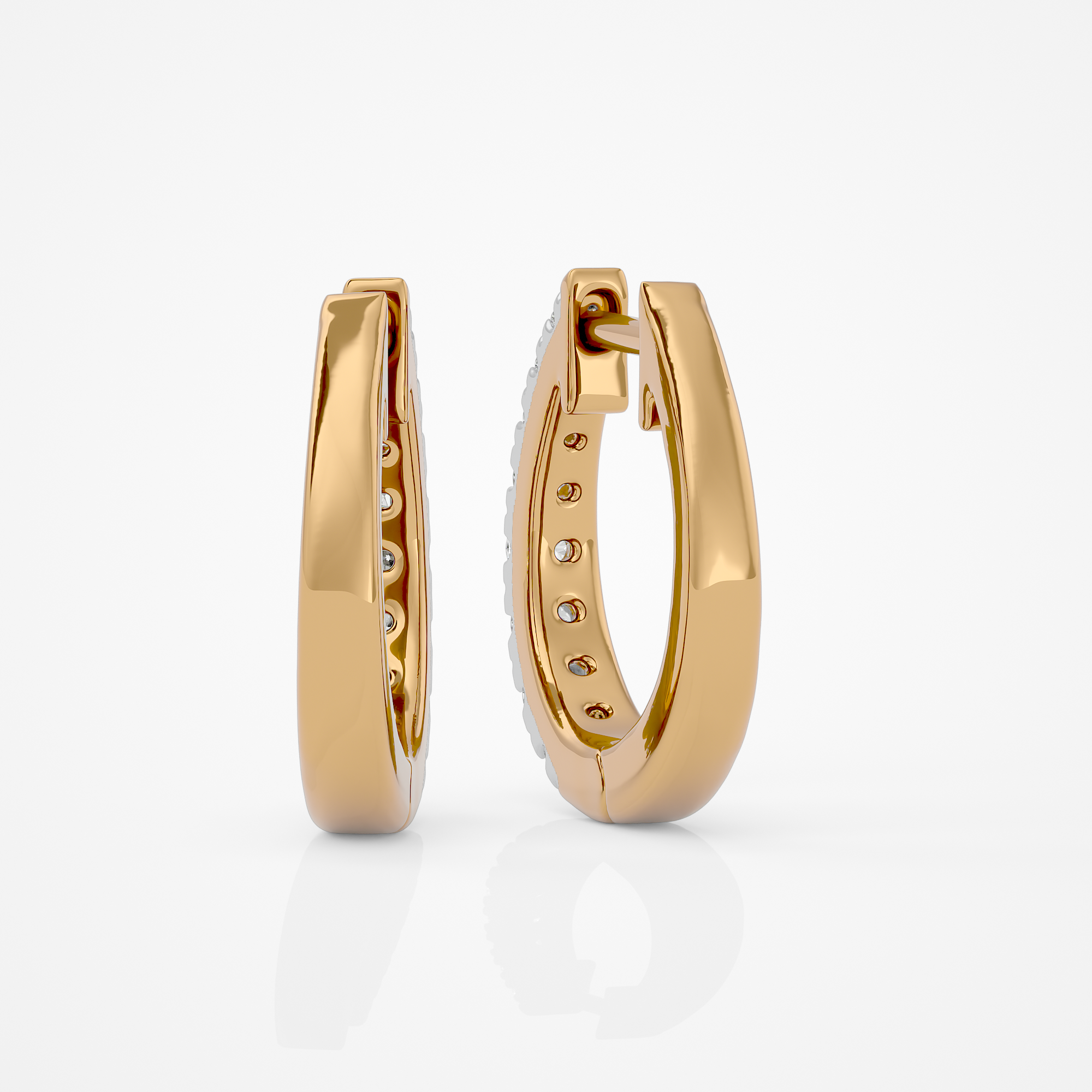 Lucent Curve Hoops