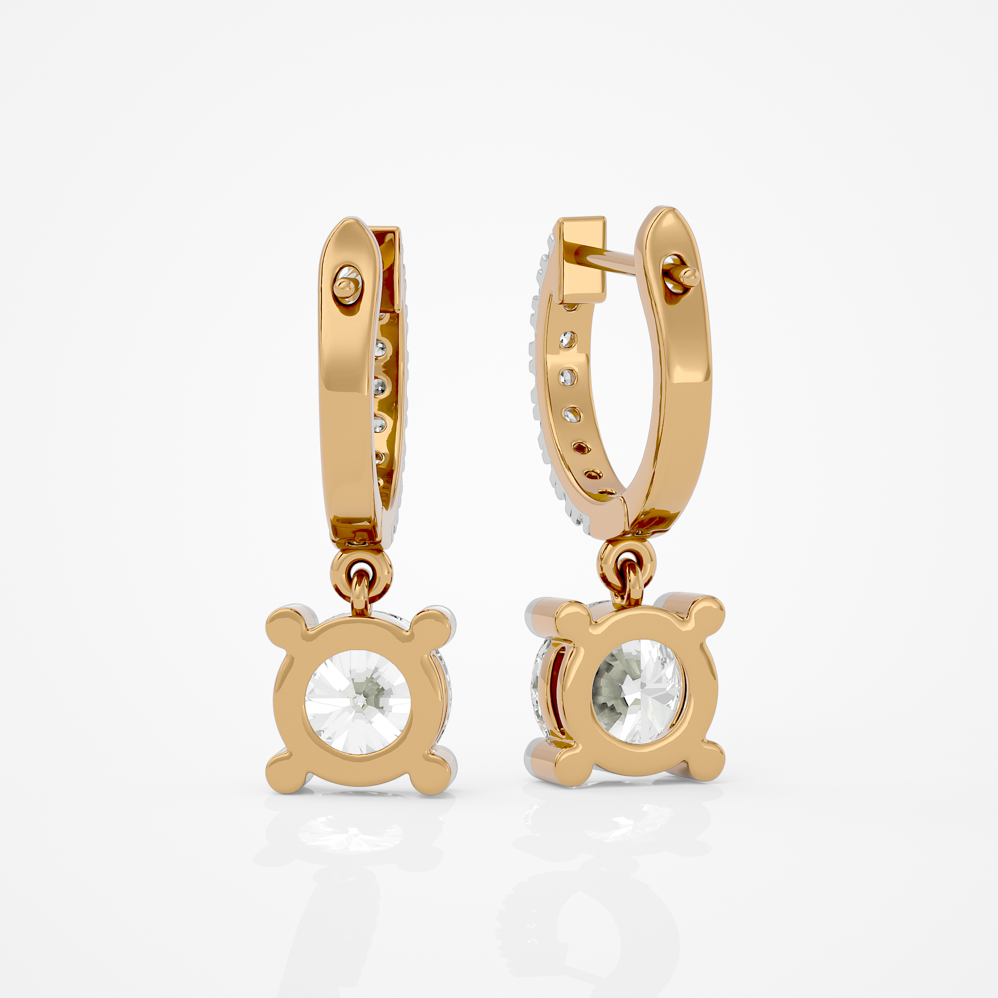 Halo Drop Earrings