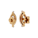 1 ct Marquise studs - Basket setting