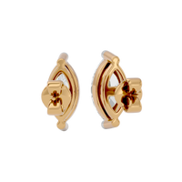 1 ct Marquise studs - Basket setting