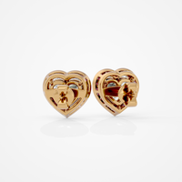 Amora Heart Studs