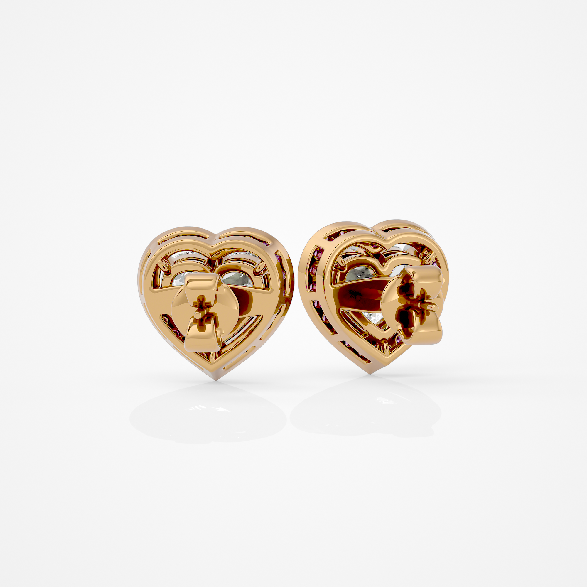 Amora Heart Studs