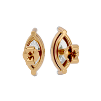 2 ct Marquise studs - Basket setting