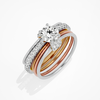 Trinity Spark Ring - 1 ct Round