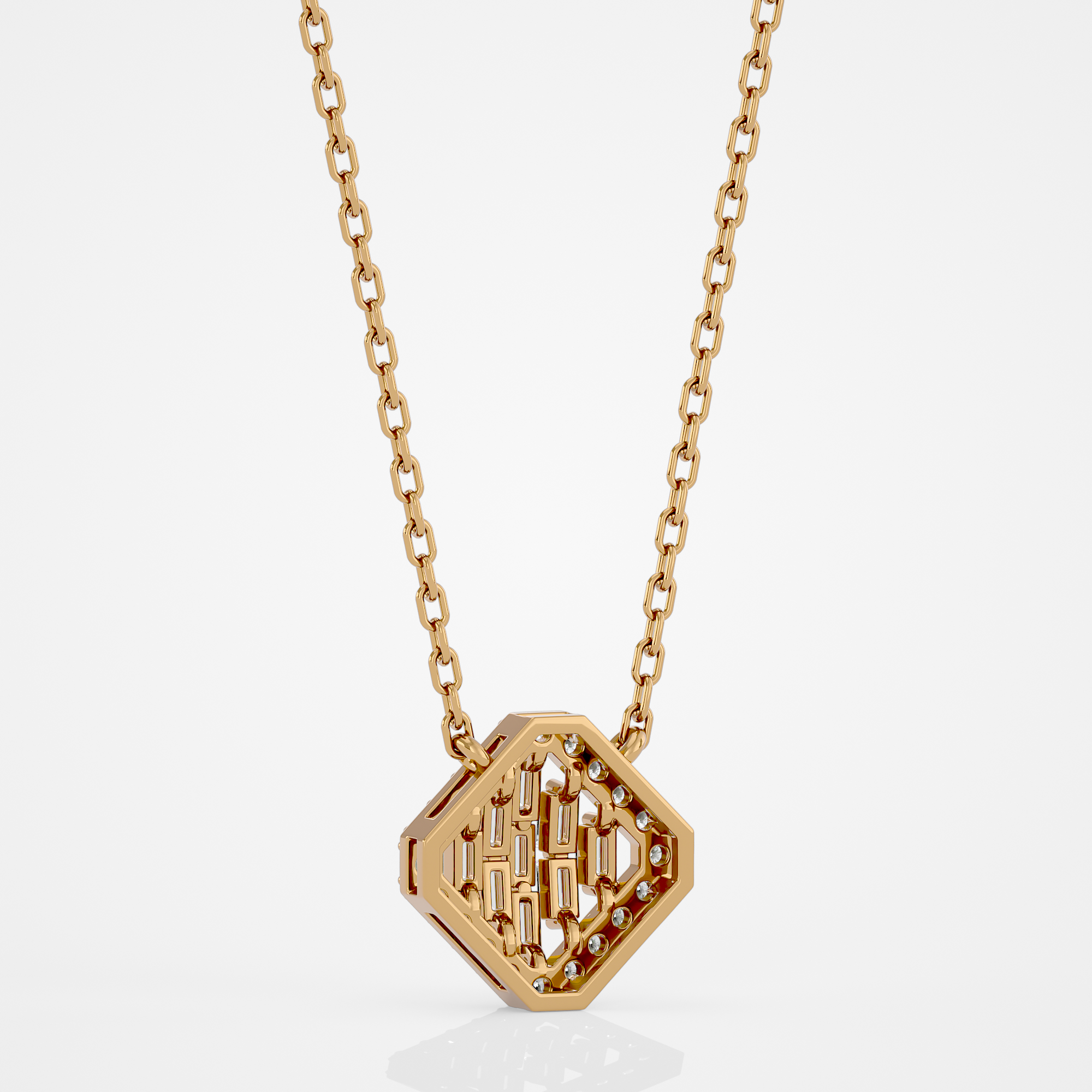 Baguette Necklace