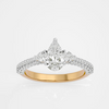 Serene Dewdrop Ring