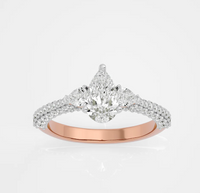 Serene Dewdrop Ring