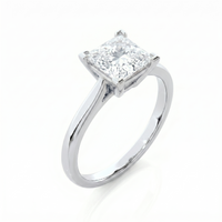 Classic solitaire ring - Princess 1.5ct