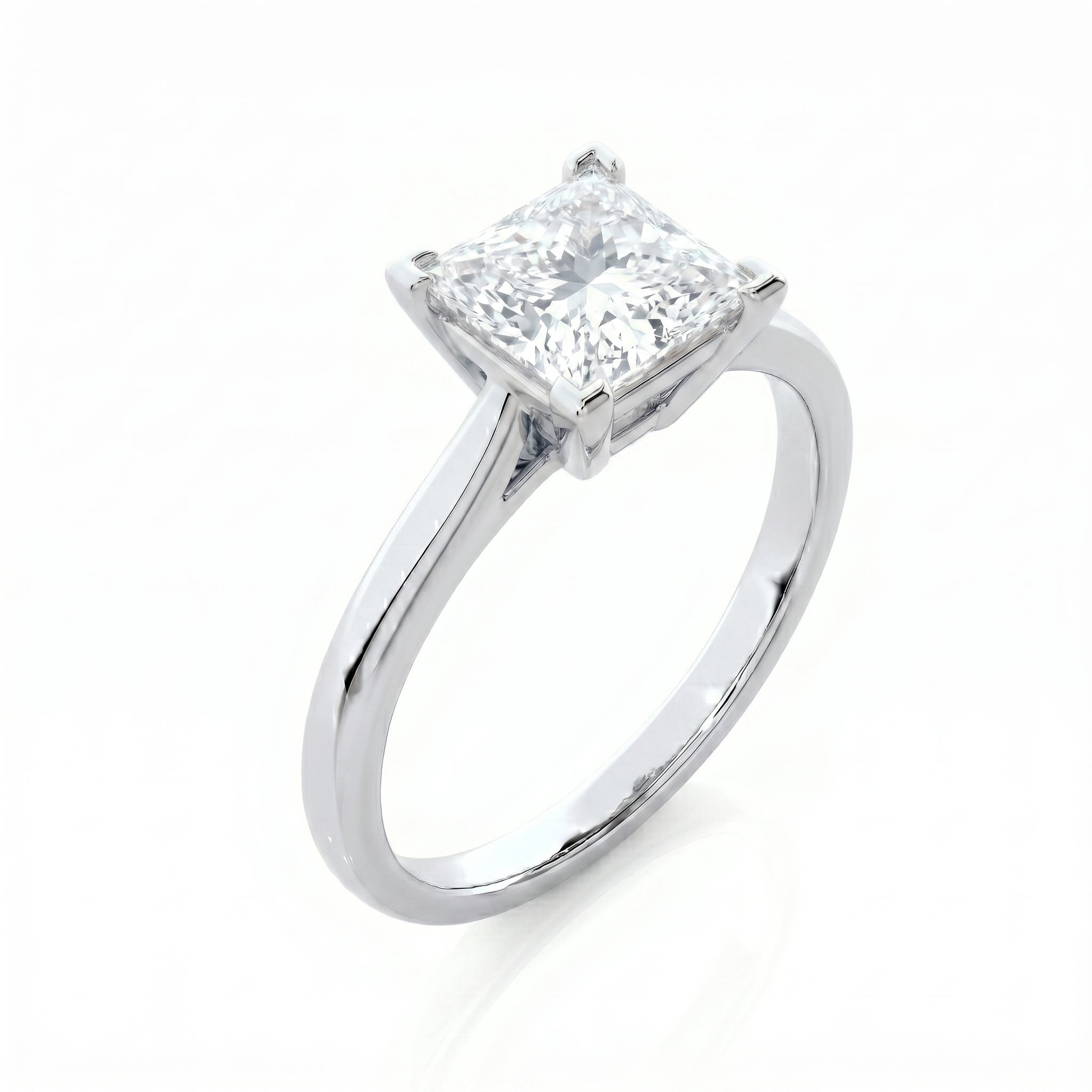Classic solitaire ring - Princess 1.5ct