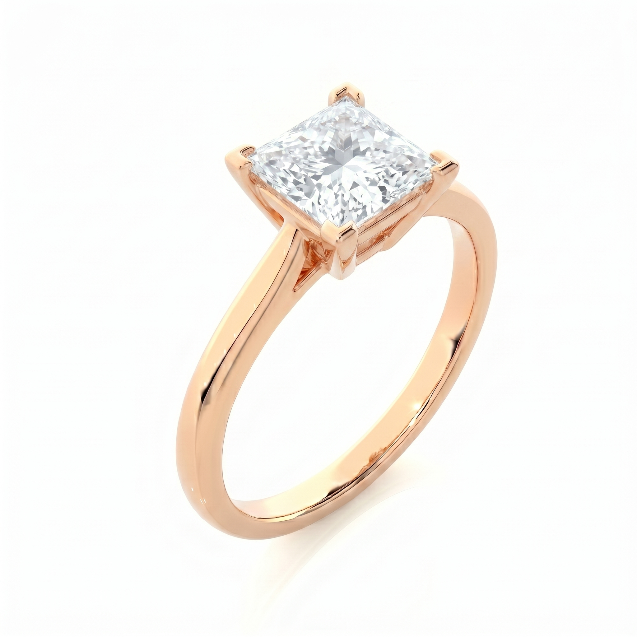 Classic solitaire ring - Princess 1.5ct
