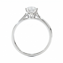 Classic solitaire ring - Oval 1ct