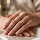 Twist Solitaire Ring - Heart 0.5ct