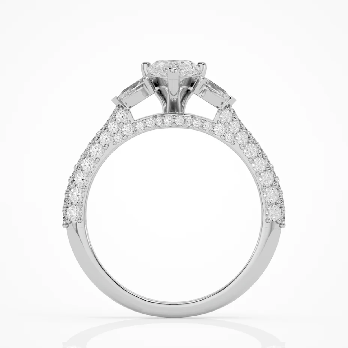 Serene Dewdrop Ring