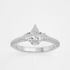 Serene Dewdrop Ring