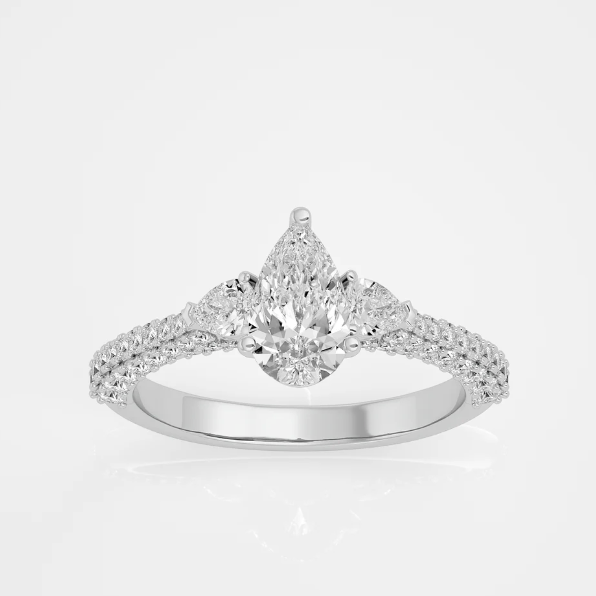 Serene Dewdrop Ring
