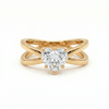 Criss-Cross Ring - Heart 0.5ct