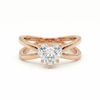 Criss-Cross Ring - Heart 0.5ct