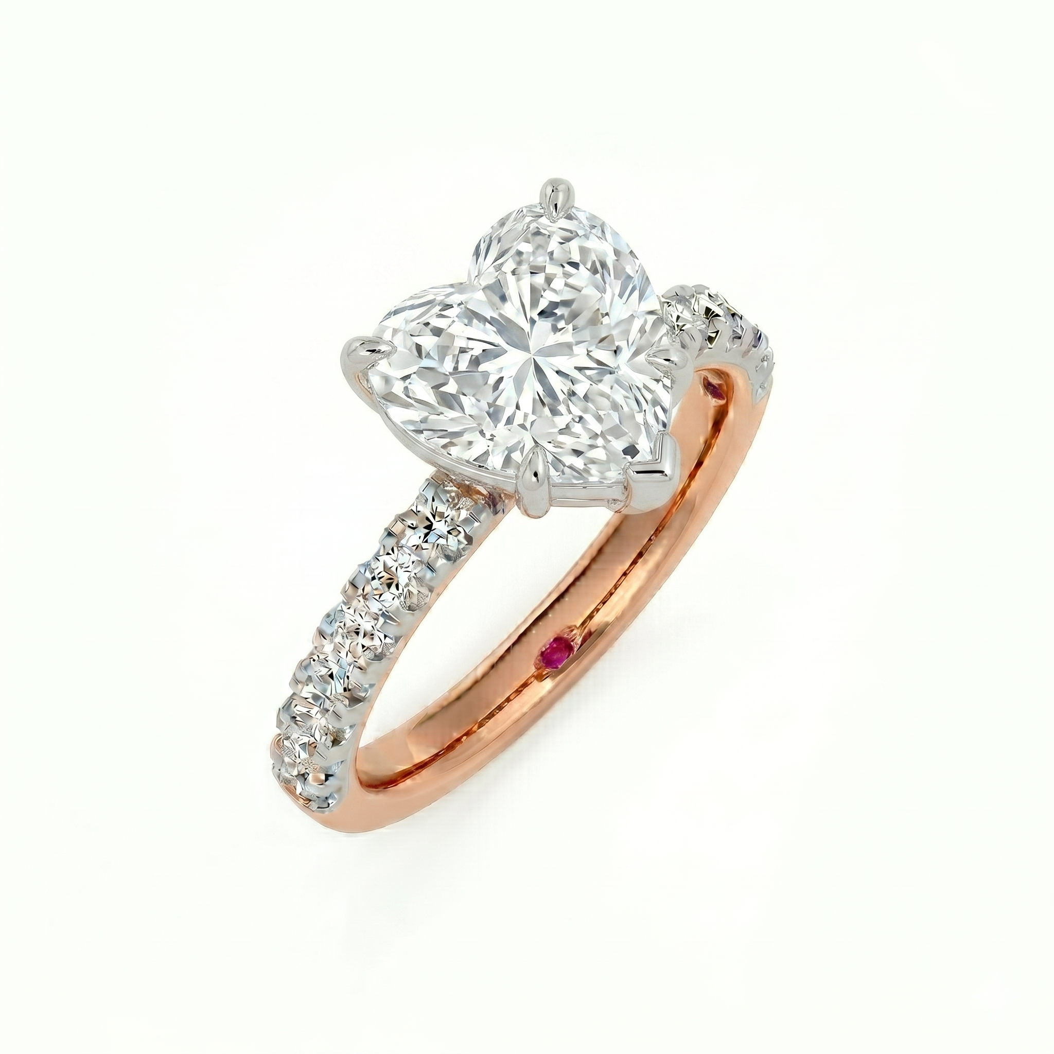 Elara Ring - Heart 1ct